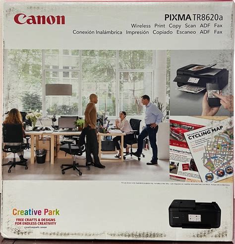 Canon PIXMA TR8620a Wireless All-in-One Printer, Scanner, Copier, Fax Machine - 4451C032