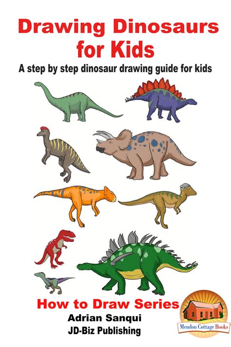 Drawing Dinosaurs for Kids - A step by step dinosaur drawing guide for – Learn to Draw Books