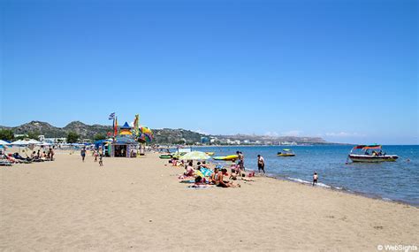 Faliraki beach - popular family beach | Rhodes Beaches