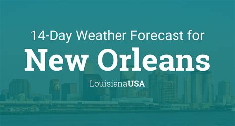 New Orleans, Louisiana, USA 14 day weather forecast