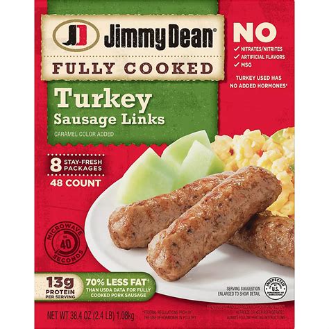 Nutrition Jimmy Dean Turkey Sausage - Nutrition Pics