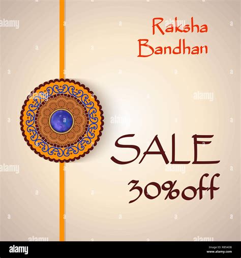 Raksha Bandhan celebration. Creative illustration,sale banner or poster ...