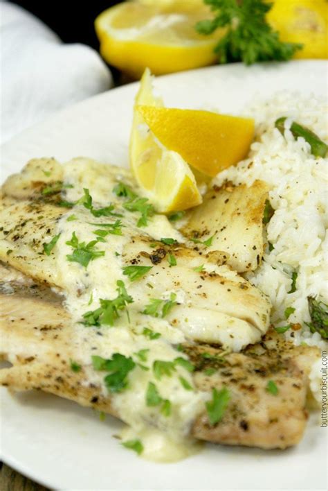 Tilapia with Lemon Butter Sauce | Recipe | Tilapia recipes healthy, Pan seared tilapia, Cooking ...