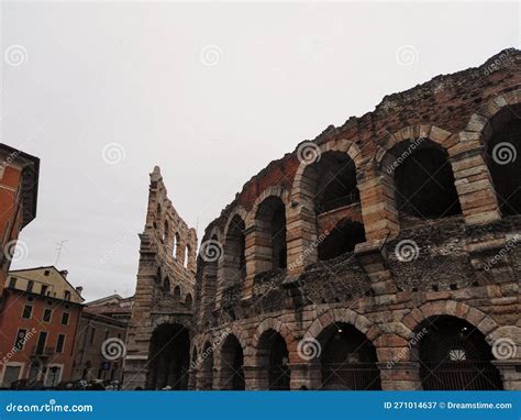 Verona Arena stock image. Image of monument, history - 271014637