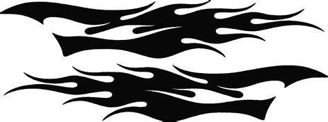 Flames Vinyl Cut Auto Decals | Xtreme Digital GraphiX