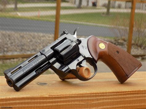 Colt Python Blued Finish 4 inch Barrel Manufactured 1978