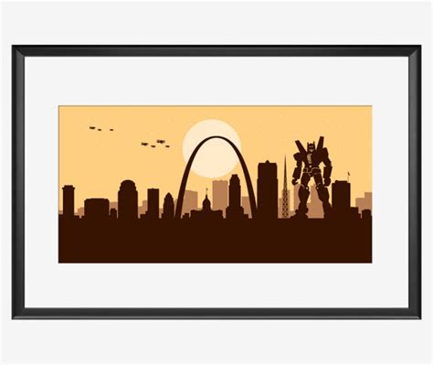 St Louis Skyline Silhouette - ClipArt Best