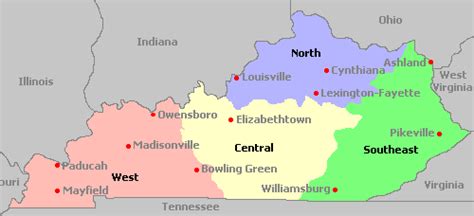 Map of Kentucky | Kentucky tourist attractions, Kentucky attractions ...