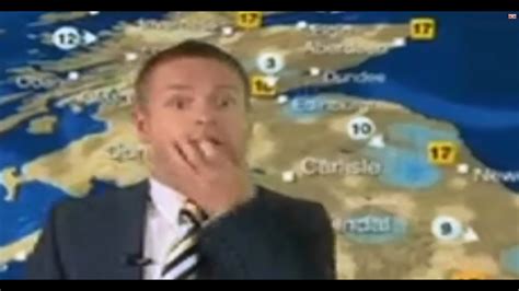 (NEWS BLOOPER) Weather Man Flips Off Anchor Live On TV!!!! - YouTube