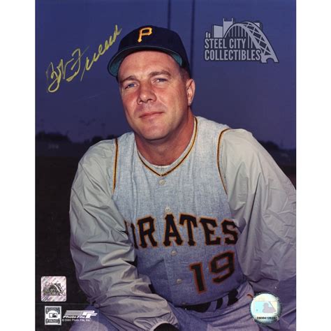 Bob Friend Autographed Pittsburgh Pirates 8x10 Photo (Kneeling Gold Ink ...