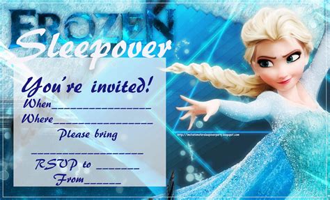 INVITATIONS FOR SLEEPOVER PARTY