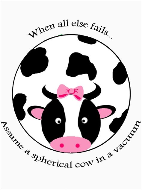 "Spherical Cow" T-Shirt by ajwelsh | Redbubble