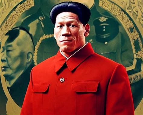 John Cena as Mao Zedong, portrait (basically, Zhong Xina) : r/weirddalle