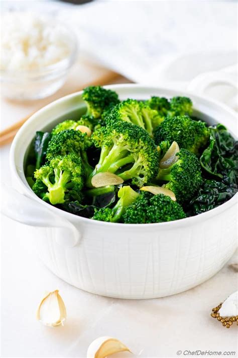 Garlic Broccoli Recipe | ChefDeHome.com