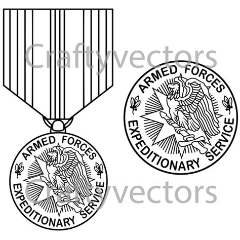 Armed Forces Expeditionary Medal Vector File – Crafty Vectors