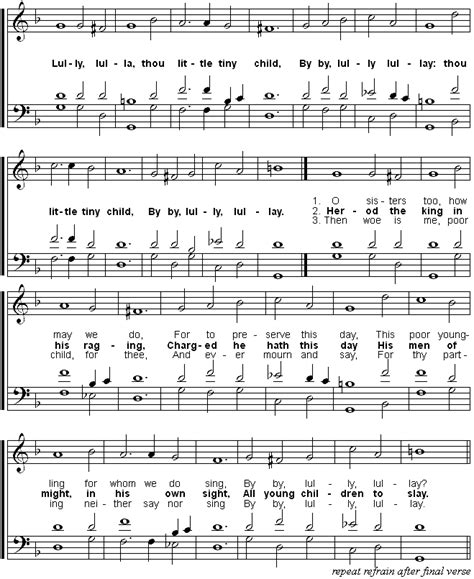 The Coventry Carol sheet music for Piano - 8notes.com