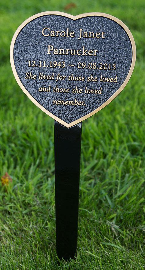 7 Best benches and markers/plaques images | Memorial garden, Plaque ...