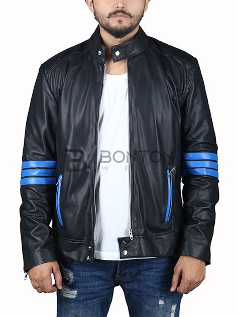 Flynn McAllistair Power Rangers RPM Black Leather Jacket