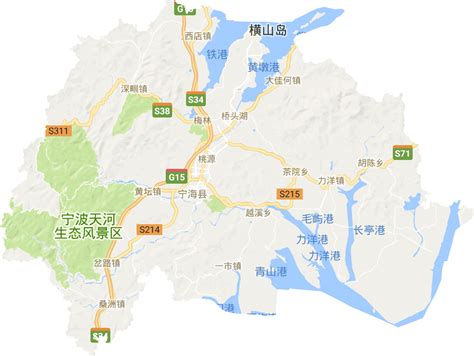 宁海县高清电子地图