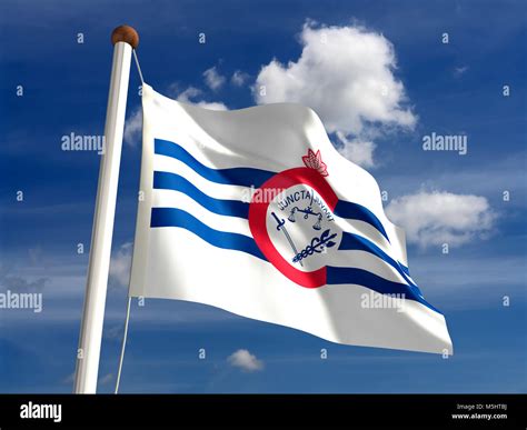 Cincinnati City flag (isolated with clipping path Stock Photo - Alamy