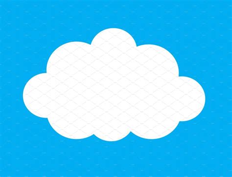 Set of white clouds vector | Cloud vector, White clouds, Vector