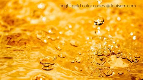 Gold Hex Codes: 40 Shades of Gold You'll Love | LouiseM