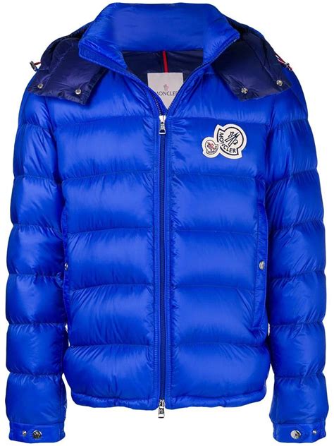 Moncler Felt Bramant Down Jacket in Blue for Men - Lyst