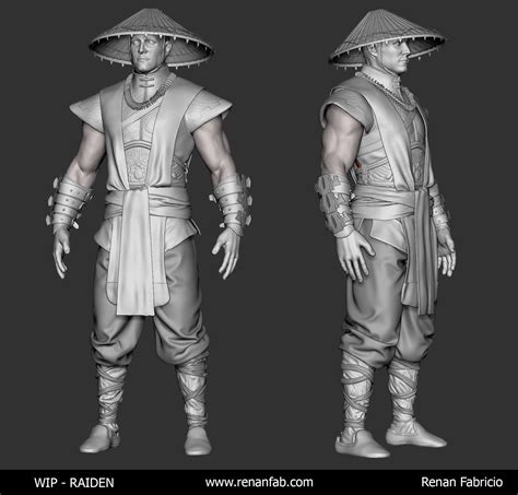 Raiden (Mortal Kombat) Fanart — polycount