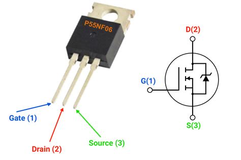 P55NF06 MOSFET Pinout, Datasheet, Equivalents, Circuit, And