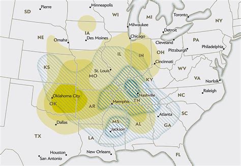 Map Of Tornadoes Most Occur