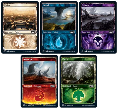 Core Set 2021 Preview: Basic Lands - Hipsters of the Coast : Hipsters of the Coast