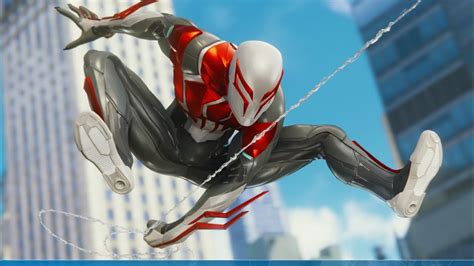 JUMPING OFF HIGHEST BUILDING IN 2099 WHITE SUIT | SPIDERMAN PS4 - YouTube