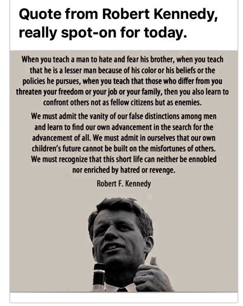 Robert Kennedy quote | Kennedy quotes, Historical quotes, Robert kennedy