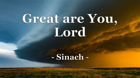 Great Are You, Lord (with lyrics) Sinach - YouTube