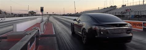 Wrecked Tesla Model S Plaid demolishes at the drag strip – ilovetesla.com