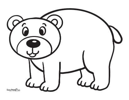 Coloring Pages Bear Printable