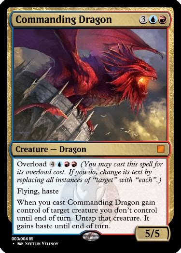 There should be more Izzet Dragons... : r/custommagic