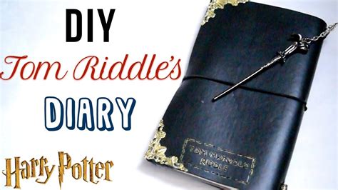 Tom Riddle Diary, Voldemort Diary, Harry Potter, Voldemort Notebook ...