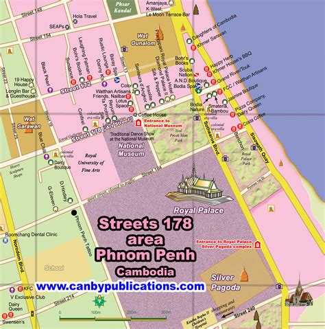 Street 178 Area Map | Phnom Penh | Cambodia