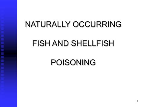 5-FISH & SHELLFISH POISONING