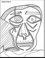 Picasso Coloring Pages At GetColoringscom  Free Printable Colorings sketch template