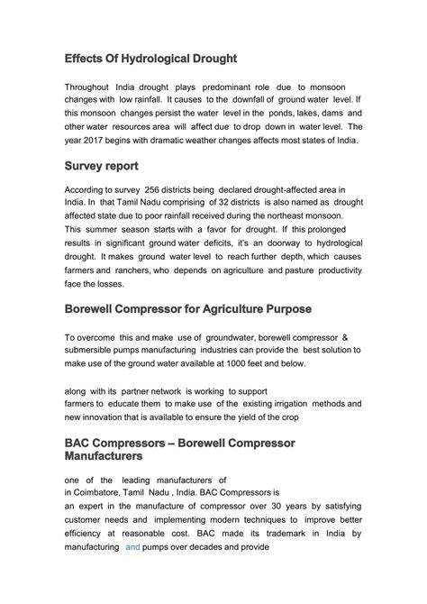 PPT - Effects of hydrological drought - Bac Compressor PowerPoint Presentation - ID:7646731