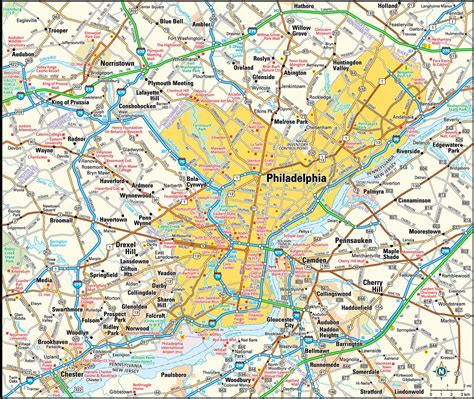 Greater Philadelphia Area Map