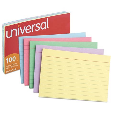 Index Cards by Universal® UNV47256 | OnTimeSupplies.com