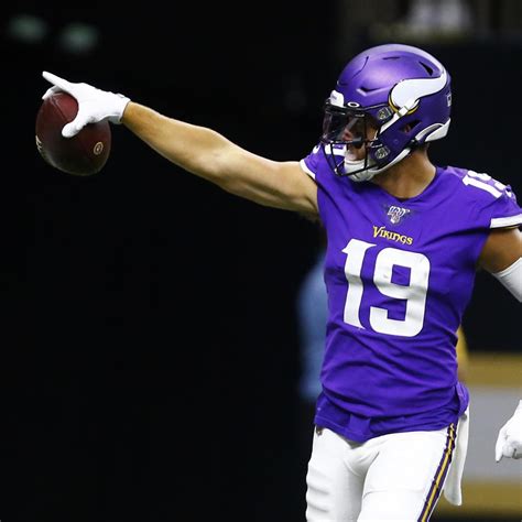 Vikings' Adam Thielen out vs. Redskins in Week 8 Because of Hamstring ...