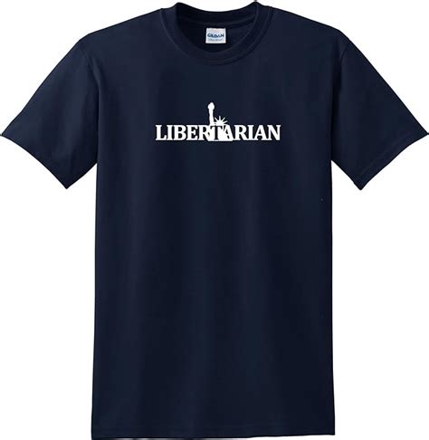 Buyshirtsnow Libertarian t-Shirt Navy Blue Libertarian Political T ...