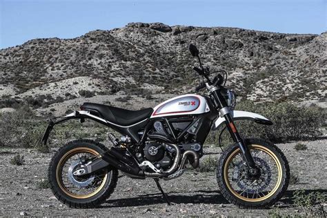 2017 ducati scrambler desert sled White Mirage right side - AUTOBICS