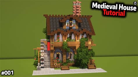 Minecraft Medieval House Tutorial - YouTube