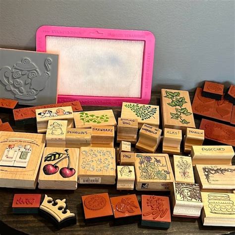 Vintage Rubber Stamp - Etsy