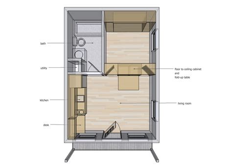 14' x 20' Interior Space Ideas – TinyHouseDesign